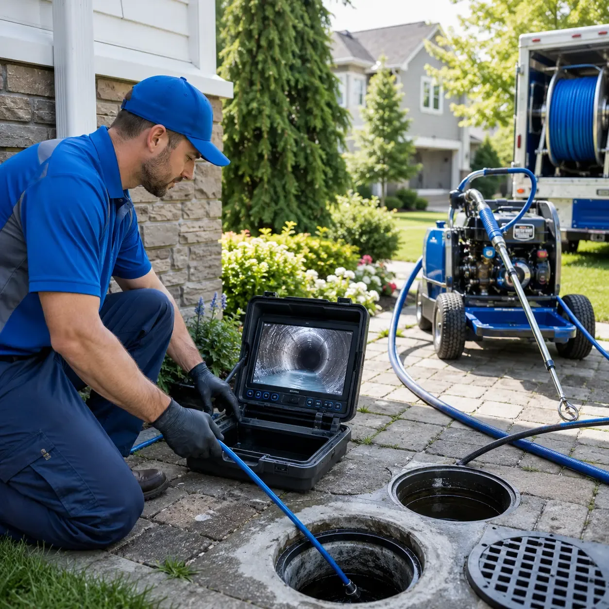 Outdoor drain cleaning professionals serving Hampton Falls, NH